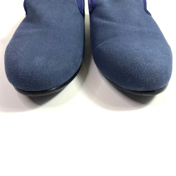 Duke & Dexter Blue Canvas Loafers Size 9 - Picture 11 of 12